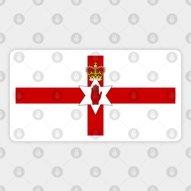 Ulster Banner, Unofficial Flag of Northern Ireland Sticker by SolarCross